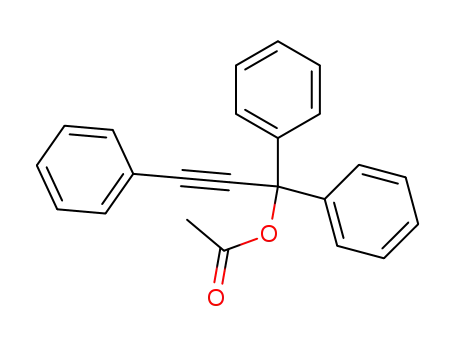 Molecular Structure of 56024-62-5 (3-acetoxy-1,3,3-triphenylpropyne)