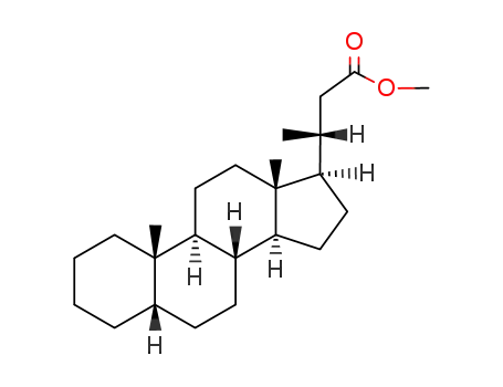 24-nor-5β-cholanoic acid-(23)-methyl ester