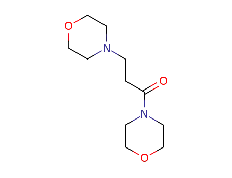 Molecular Structure of 3773-84-0 (β-morpholinyl-N,N-morpholinylpropionic acid amide)