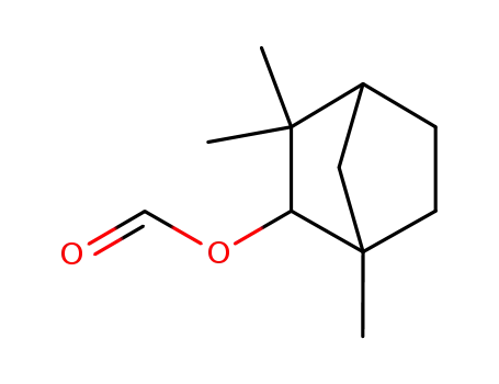 Molecular Structure of 5460-46-8 (1,3,3-trimethylbicyclo[2.1.1]hept-2-yl formate)