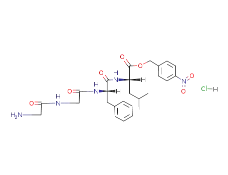 L-Leucine, N-[N-(N-glycylglycyl)-L-phenylalanyl]-, (4-nitrophenyl)methyl
ester, monohydrochloride