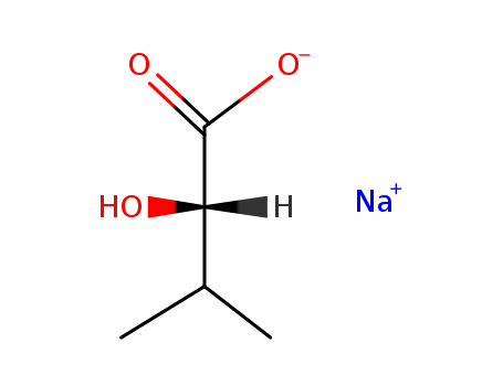 Butanoic acid,2-hydroxy-3-methyl-, sodium salt (1:1), (2S)-