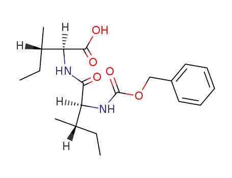 Molecular Structure of 42538-01-2 (Z-ILE-ILE-OH)