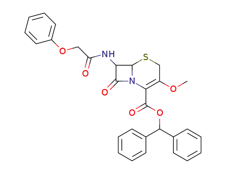 (6R,7R)-3-メトキシ-8-オキソ-7-[(フェノキシアセチル)アミノ]-5-チア-1-アザビシクロ[4.2.0]オクタ-2-エン-2-カルボン酸ジフェニルメチル