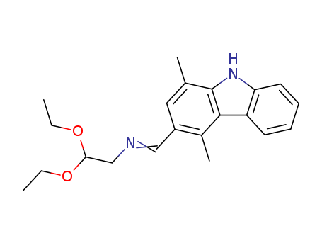 Acetaldehyde, (((1,4-dimethylcarbazol-3-yl)methylene)amino)-, diethyl acetal (8CI) cas  18073-23-9