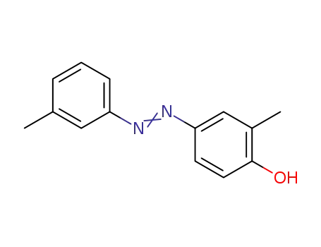 Molecular Structure of 76216-35-8 (2-Methyl-4-<i>m</i>-tolylazo-phenol)