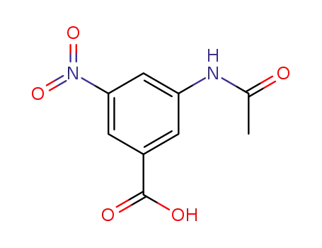 Molecular Structure of 5464-58-4 (3-Acetamido-5-nitrobenzoic acid)