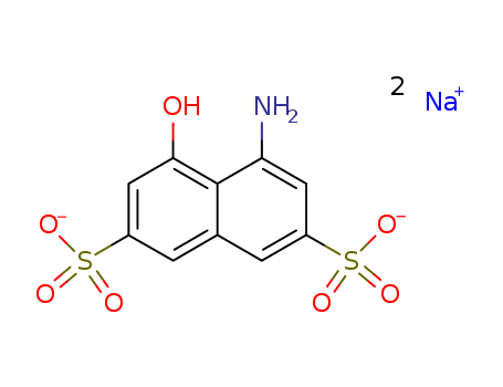2,7-Naphthalenedisulfonicacid, 4-amino-5-hydroxy-, sodium salt (1: )