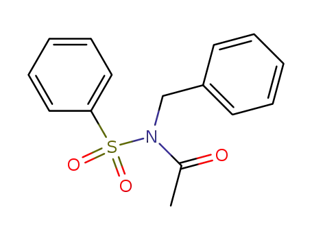 Molecular Structure of 67723-11-9 (Acetamide, N-(phenylmethyl)-N-(phenylsulfonyl)-)
