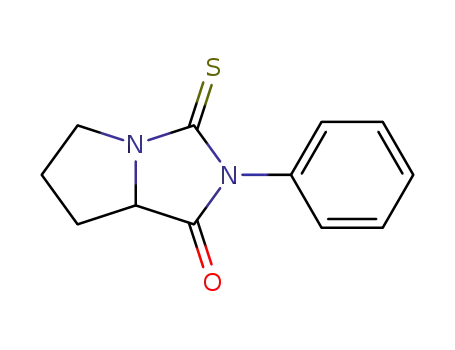2-Phenyl-3-thioxohexahydro-1H-pyrrolo[1,2-c]imidazol-1-one