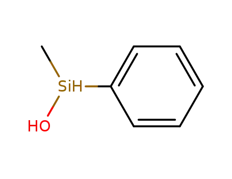 Molecular Structure of 7110-06-7 (Methyl(hydroxy)phenylsilane)