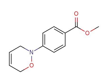 Molecular Structure of 82698-71-3 (4-(3,6-Dihydro-[1,2]oxazin-2-yl)-benzoic acid methyl ester)
