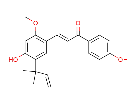 Molecular Structure of 58749-22-7 (LICOCHALCONE-A)