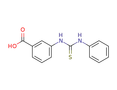 Benzoic acid, 3-[[(phenylamino)thioxomethyl]amino]-