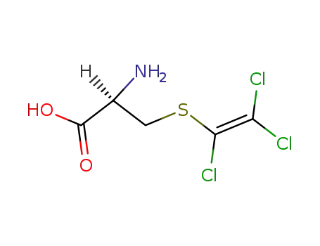 Molecular Structure of 98025-31-1 (S-(1,2,3-trichlorovinyl)cysteine)