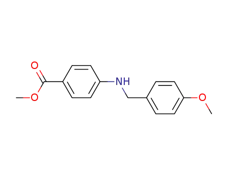 Benzoic acid, 4-[[(4-methoxyphenyl)methyl]amino]-, methyl ester