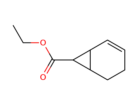 Molecular Structure of 61452-52-6 (Bicyclo[4.1.0]hept-2-ene-7-carboxylic acid, ethyl ester)