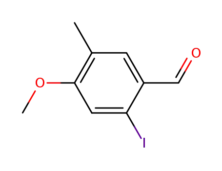 2-iodo-4-methoxy-5-methylbenzaldehyde