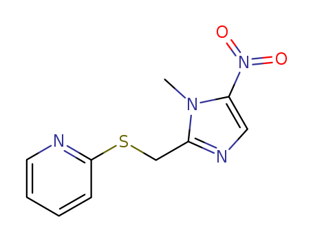 Pyridine,2-[[(1-methyl-5-nitro-1H-imidazol-2-yl)methyl]thio]-