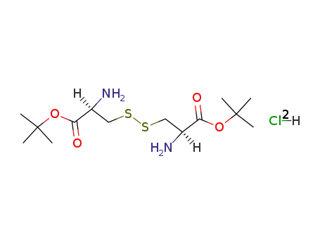 Molecular Structure of 38261-78-8 ((H-CYS-OTBU)2 2 HCL)