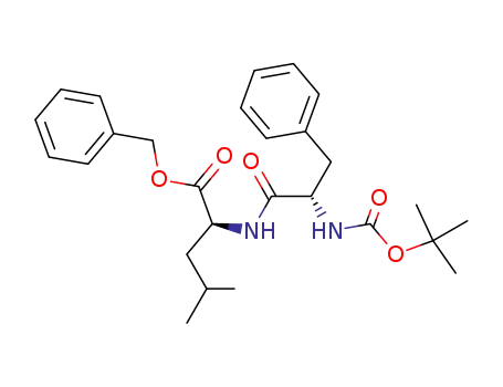 Molecular Structure of 74193-68-3 (L-Leucine, N-[N-[(1,1-dimethylethoxy)carbonyl]-L-phenylalanyl]-,
phenylmethyl ester)