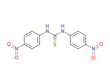 Molecular Structure of 1234-28-2 (1,3-bis(4-nitrophenyl)thiourea)