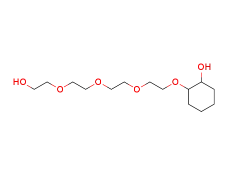 Molecular Structure of 75507-14-1 (2-(2-{2-[2-(2-Hydroxy-ethoxy)-ethoxy]-ethoxy}-ethoxy)-cyclohexanol)