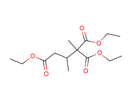 Molecular Structure of 854462-99-0 (2-methyl-butane-1,3,3-tricarboxylic acid triethyl ester)
