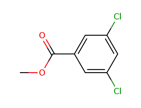 Molecular Structure of 2905-67-1 (3,5-DICHLOROBENZOIC ACID METHYL ESTER)