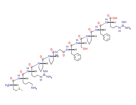 Molecular Structure of 550-19-6 (MET-LYS-BRADYKININ)
