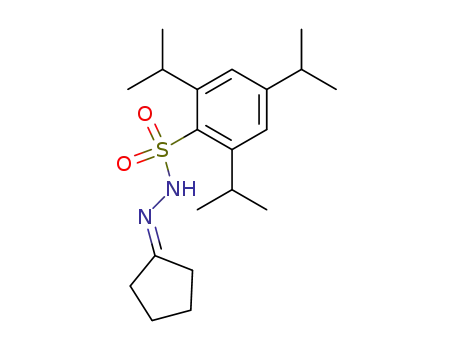 Benzenesulfonic acid, 2,4,6-tris(1-methylethyl)-,
cyclopentylidenehydrazide