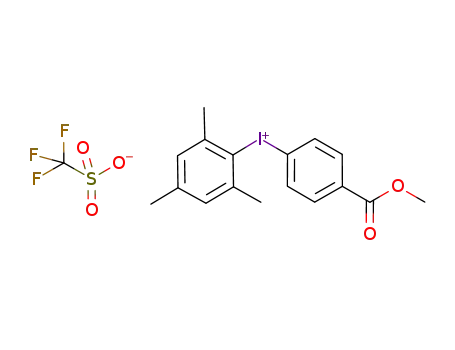 (4-methoxyformylphenyl)(2,4,6-trimethylphenyl)iodonium trifluoromethanesulfonate