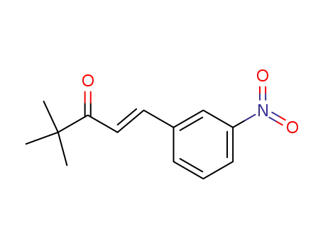 Molecular Structure of 56578-57-5 ((E)-4,4-dimethyl-1-(3-nitrophenyl)pent-1-en-3-one)