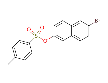 Molecular Structure of 411219-20-0 (6-bromo-2-naphthyl4-methylbenzenesulfonate)