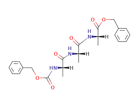 L-Alanine, N-[N-[N-[(phenylmethoxy)carbonyl]-L-alanyl]-L-alanyl]-,
phenylmethyl ester