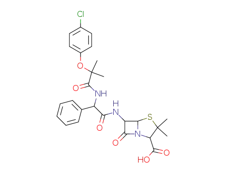 Molecular Structure of 51154-48-4 (fibracillin)