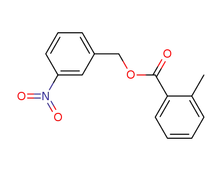 Molecular Structure of 77934-67-9 (2-Methyl-benzoic acid 3-nitro-benzyl ester)
