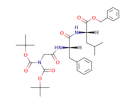 Boc<sub>2</sub>-Gly-Phe-Leu-OBzl
