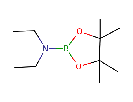 Molecular Structure of 791785-35-8 (N,N-diethyl-4,4,5,5-tetramethyl-1,3,2-dioxaborolan-2-amine)