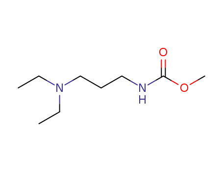 Carbamic  acid,  N-[3-(diethylamino)propyl]-,  methyl  ester