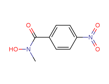 Molecular Structure of 1613-77-0 (Benzamide, N-hydroxy-N-methyl-4-nitro-)