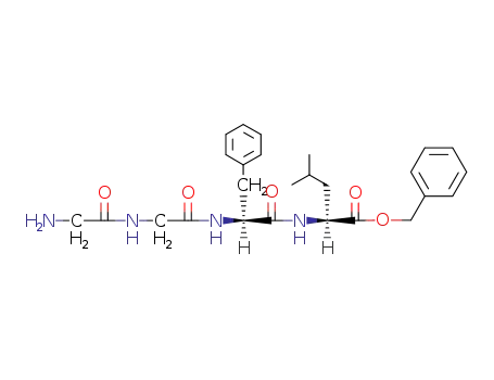 L-Leucine, N-[N-(N-glycylglycyl)-L-phenylalanyl]-, phenylmethyl ester