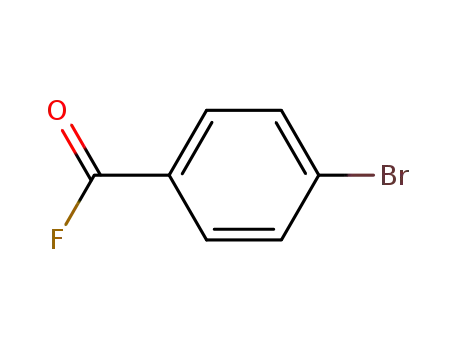 Molecular Structure of 72398-40-4 (Benzoyl fluoride, 4-bromo- (9CI))