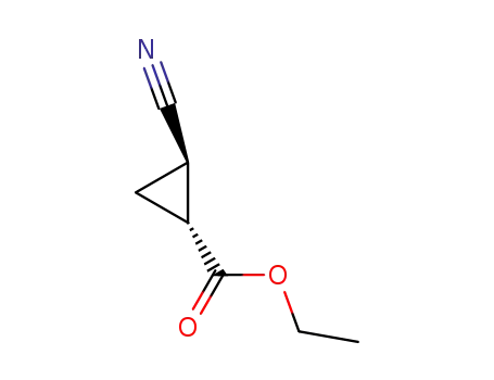 Molecular Structure of 699-23-0 (cis-ethyl (1R,2S)-2-cyanocyclopropane-1-carboxylate)