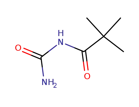 Molecular Structure of 58850-86-5 (N-(aminocarbonyl)-2,2-dimethylpropionamide)