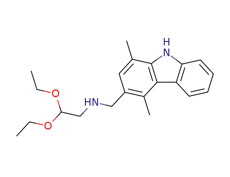 N-[(1,4-dimethyl-9H-carbazol-3-yl)methyl]-2,2-diethoxyethanamine