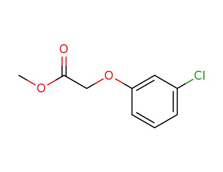 Molecular Structure of 74411-14-6 (methyl 2-(3-chlorophenoxy)acetate)