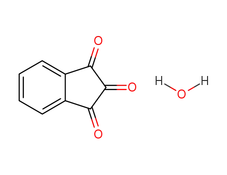 Molecular Structure of 2462-59-1 (1H-Indene-1,2,3-trione,hydrate (1:1))
