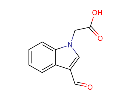 (3-Formyl-1-indolyl)acetic acid