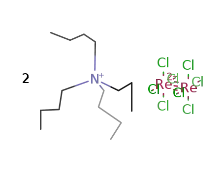 Molecular Structure of 14023-10-0 (TETRABUTYLAMMONIUM OCTACHLORODIRHENATE(III))